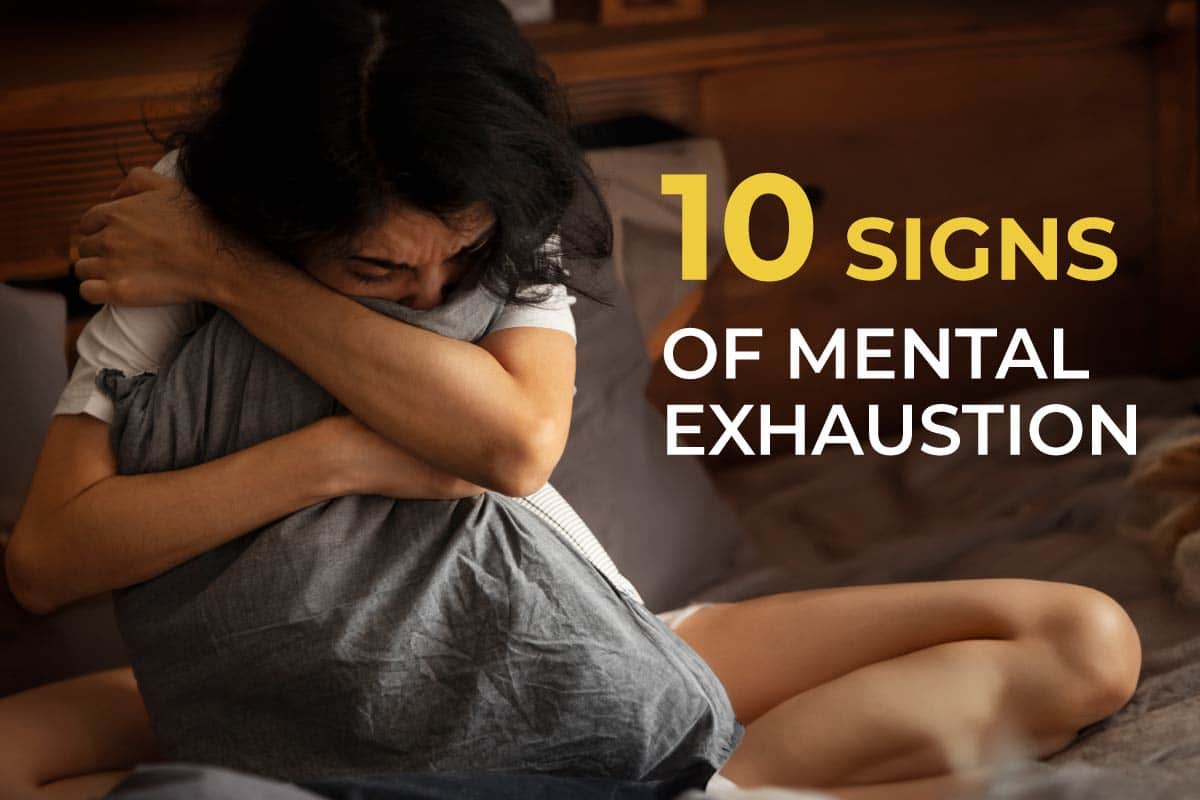 10 Signs of Mental Health Exhaustion infographic header