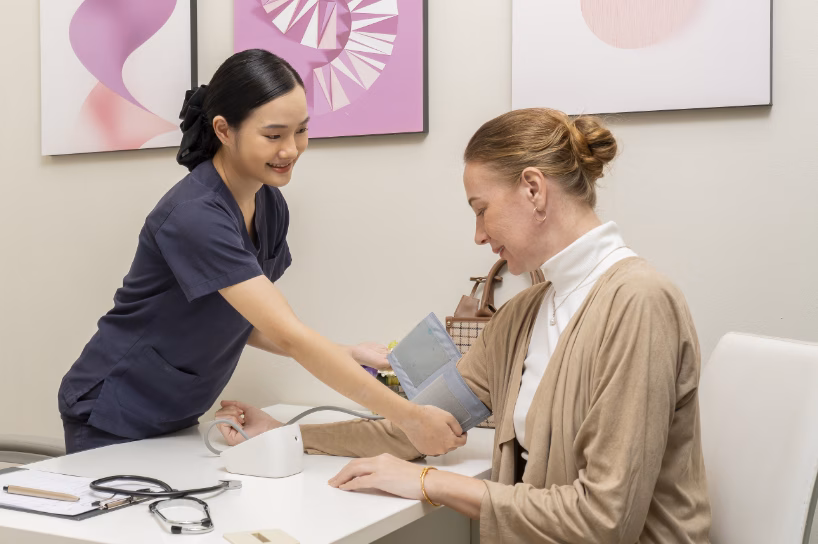 nurse female client blood pressure - Why Choose Us
